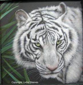 White Tiger Acrylic e-Packet